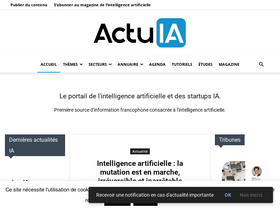 'actuia.com' screenshot