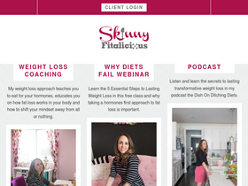 'skinnyfitalicious.com' screenshot