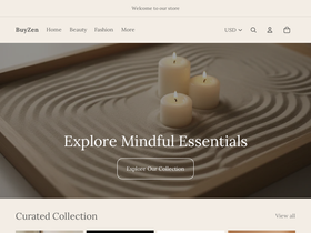 buyzen.org homepage screenshot