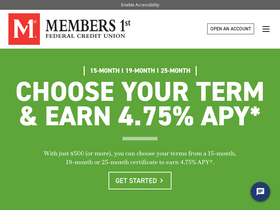 'members1st.org' screenshot