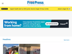 'doncasterfreepress.co.uk' screenshot