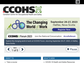 'ccohs.ca' screenshot