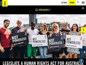 'amnesty.org.au' screenshot