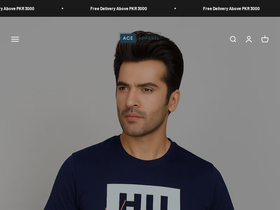 aceapparel.pk homepage screenshot