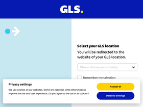 'gls-group.eu' screenshot