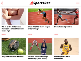 'sportsrec.com' screenshot
