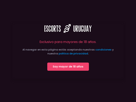 'escorts-uruguay.uy' screenshot