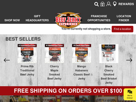 'beefjerkyx.com' screenshot