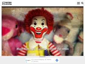 'historycollection.com' screenshot