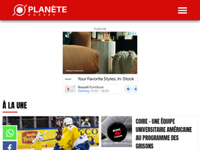 'planetehockey.com' screenshot