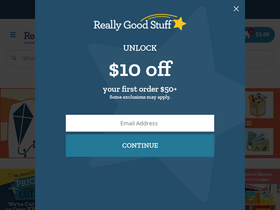 'reallygoodstuff.com' screenshot