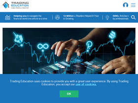 'trading-education.com' screenshot