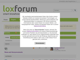 'loxforum.com' screenshot