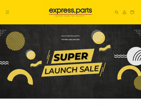 Express homepage screenshot