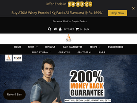 'asitisnutrition.com' screenshot