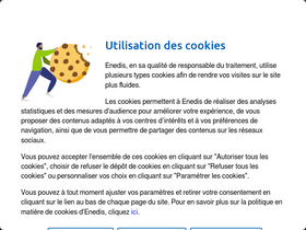 'enedis.fr' screenshot