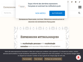 'expressions-francaises.fr' screenshot