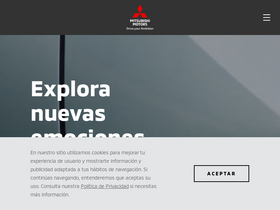 'mitsubishi-motors.mx' screenshot