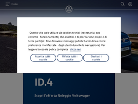 'volkswagen.it' screenshot