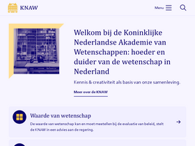 'knaw.nl' screenshot