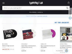 'turntablelab.com' screenshot