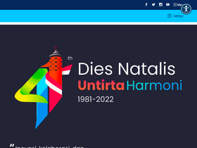 'untirta.ac.id' screenshot