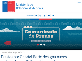 'minrel.gov.cl' screenshot