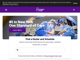 'nyulangone.org' screenshot