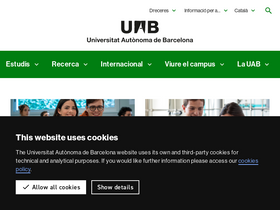 'uab.es' screenshot