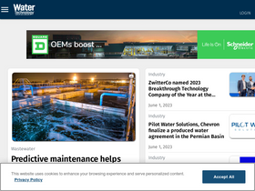 'watertechonline.com' screenshot