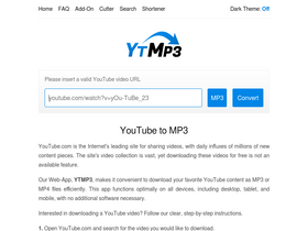 'ytmp3.nu' screenshot