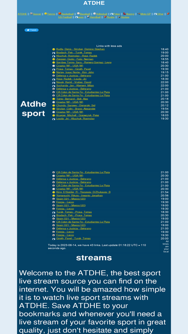 atdhe.us Traffic Analytics Ranking Stats Tech Stack Similarweb