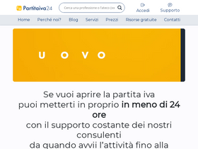 'partitaiva24.it' screenshot