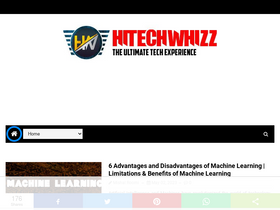 'hitechwhizz.com' screenshot