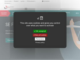 'univ-droit.fr' screenshot