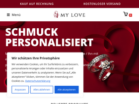 4mylove.de homepage screenshot