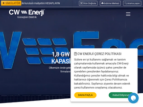 'cw-enerji.com' screenshot