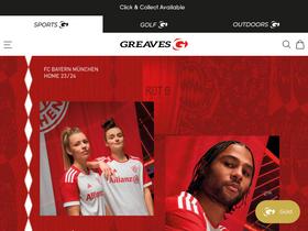 'greavessports.com' screenshot