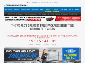 'dreamgiveaway.com' screenshot