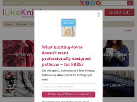 'ilikeknitting.com' screenshot