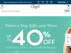 'cheryls.com' screenshot