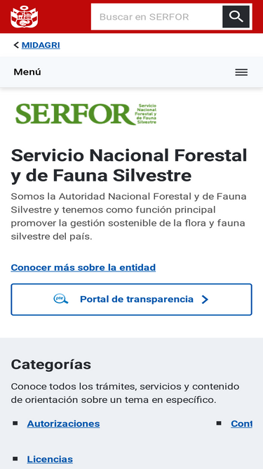 serfor.gob.pe