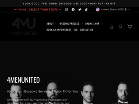 4menunited.com homepage screenshot