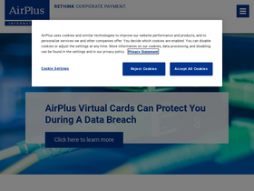 'airplus.com' screenshot