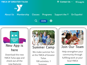 'ymcatulsa.org' screenshot