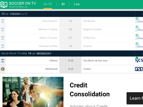 'telefootball.net' screenshot