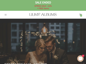 liumyalbums.com homepage screenshot