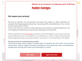 'notretemps.com' screenshot