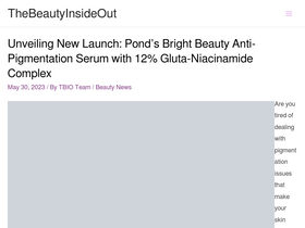 'thebeautyinsideout.com' screenshot