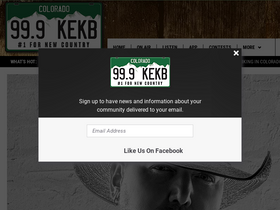 'kekbfm.com' screenshot